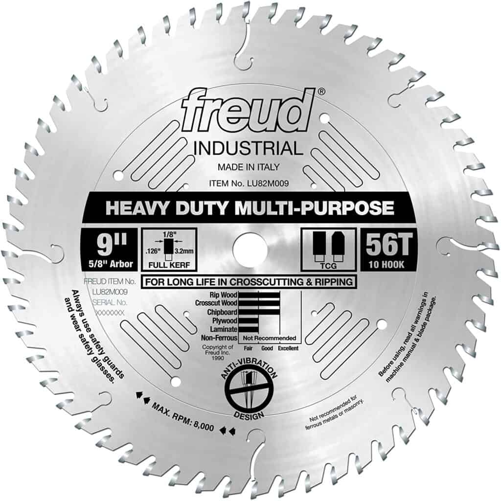 freud 9 inch table saw blade