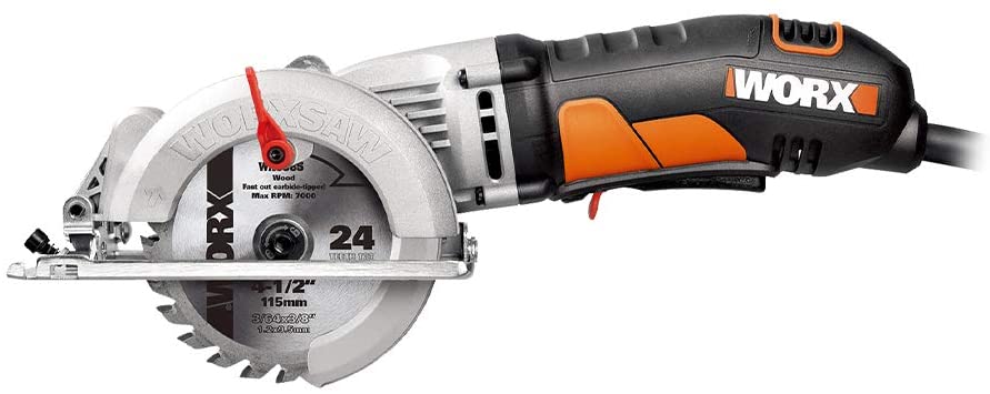 compact circular saw for cutting plastic