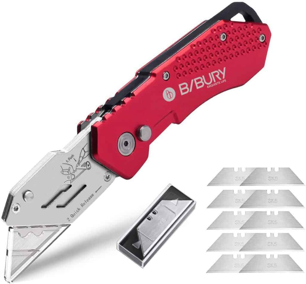 utility knife for cutting plastic