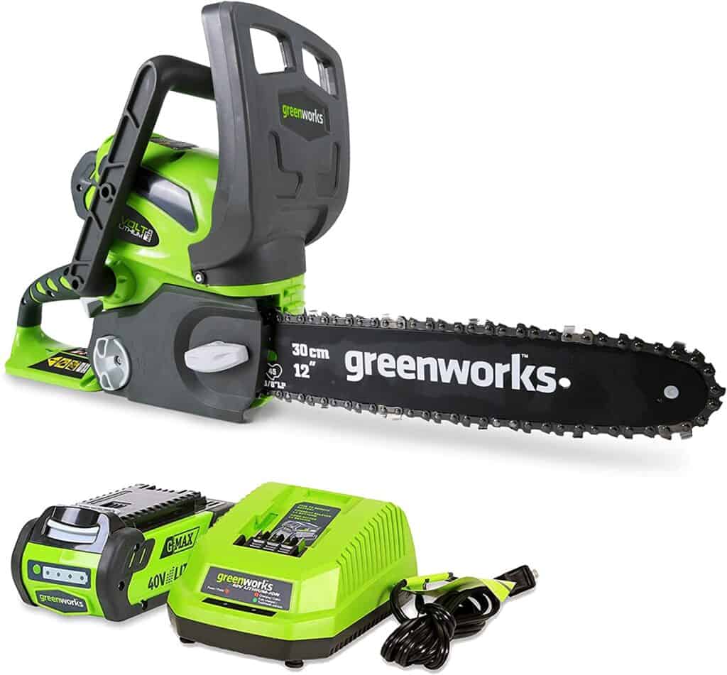 greenworks 12 inch chainsaw