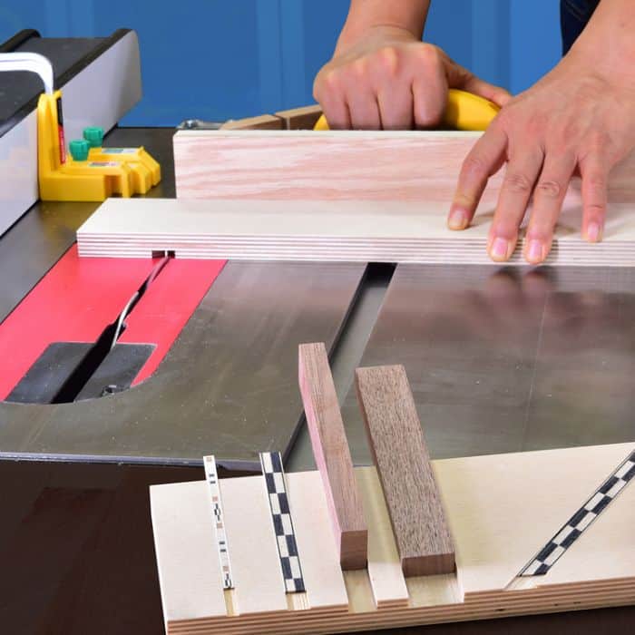 cutting 60 degree angle on table saw