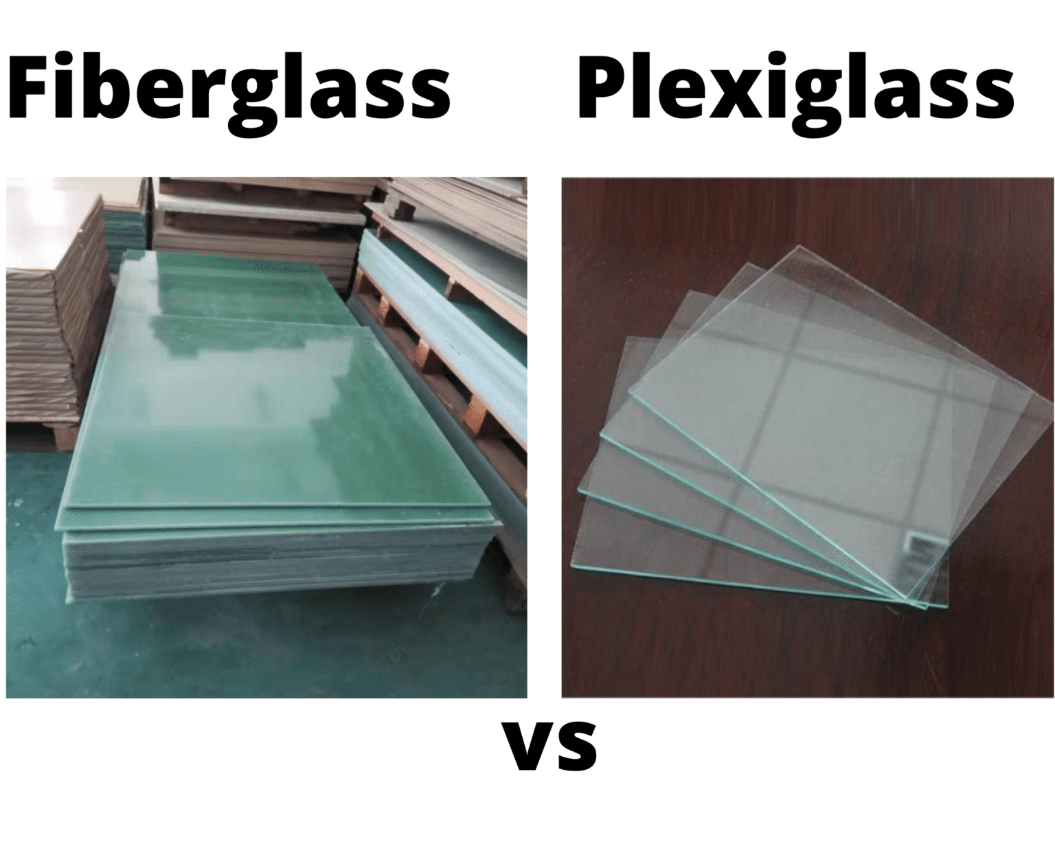 Plexiglass Vs Fiberglass. What Are The Differences?