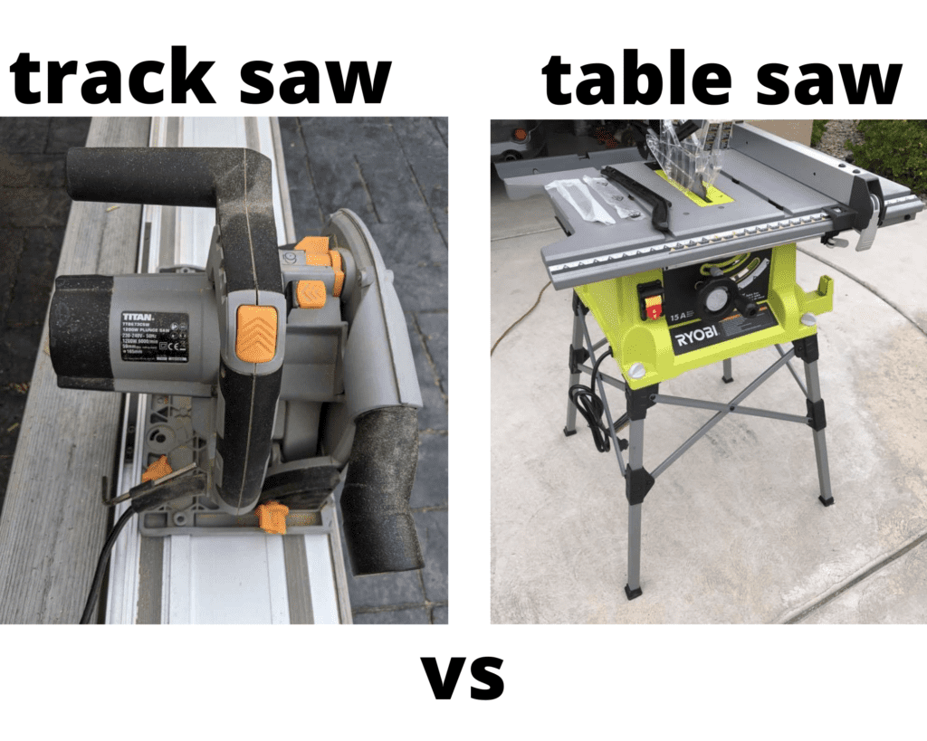 can a track saw replace table saw